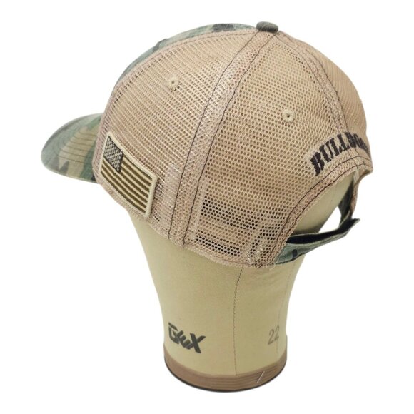 Mississippi State Bulldogs Strapback Cap Hat Logo Patch Distressed Camo Mesh TOW - Picture 11 of 14